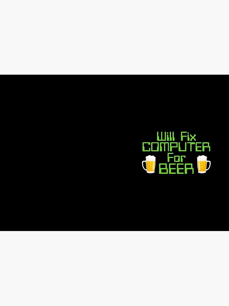 Thumbnail 3 of 3, Journal, Will Fix Computer For Beer, Computer Nerd, Computer Repair designed and sold by Designs4Less.