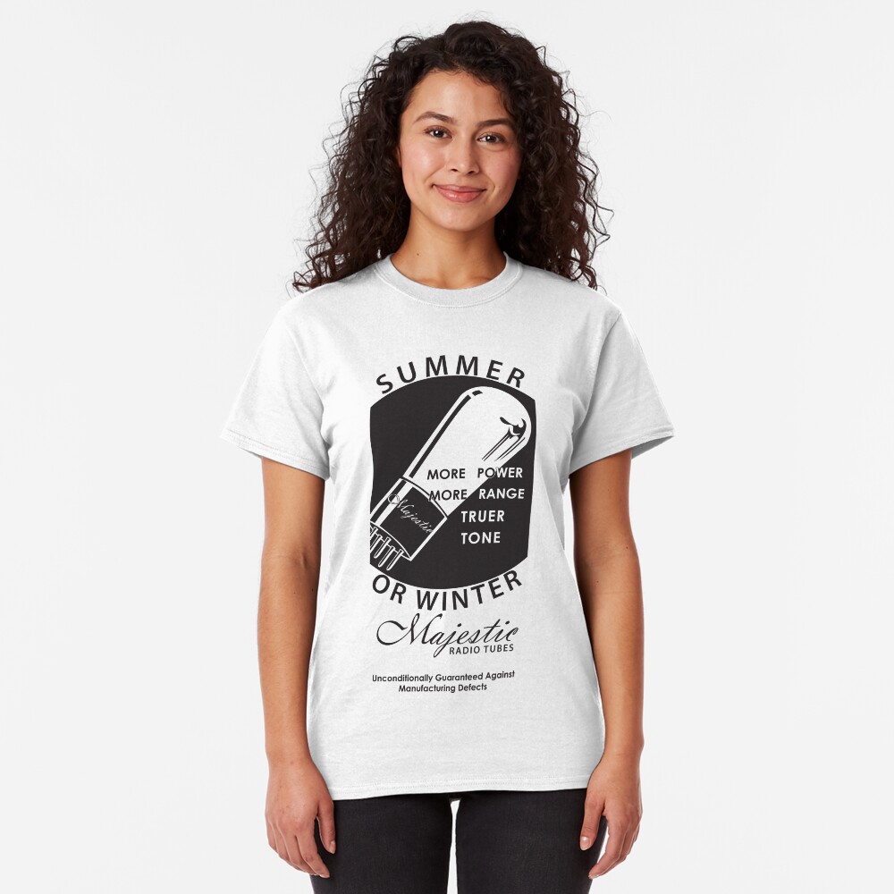 vintage radio tubes ad Classic T-Shirt
