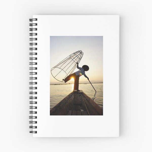 Item preview, Inle Lake Mynamar fishing boat photo designed and sold by bennikaufmann.
