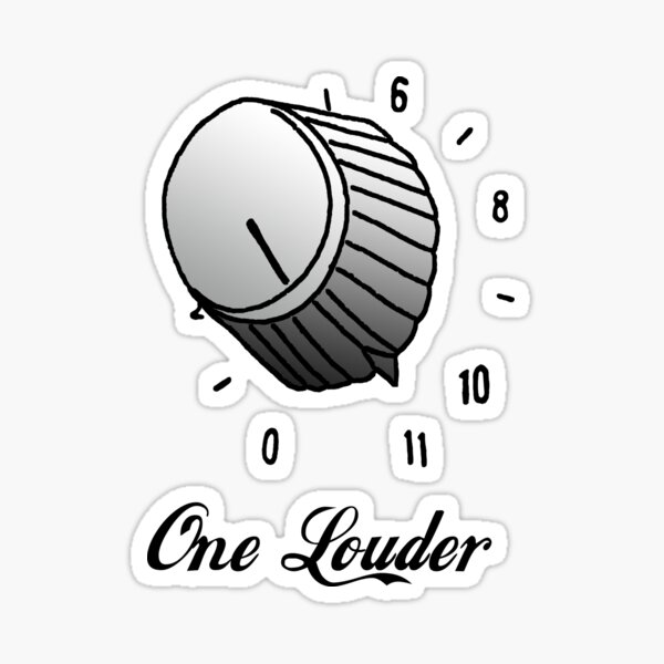 One Louder Stickers Redbubble