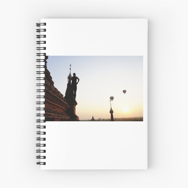 Item preview, Bagan Myanmar Pagoda Balloons Photography designed and sold by bennikaufmann.