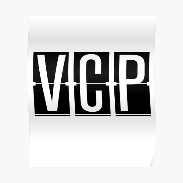 vcp-campinas-brazil-airport-code-design-poster-by-tedmcory-redbubble