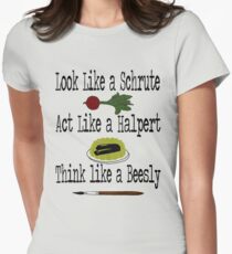 The Office - Schrute, Halpert, Beesly Fitted T-Shirt