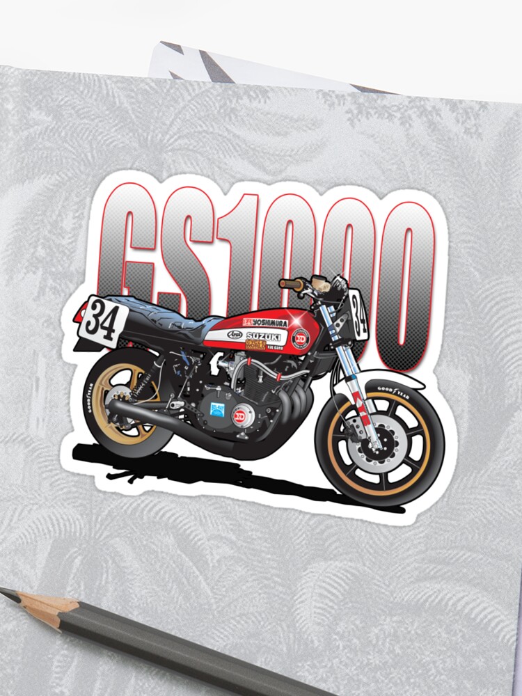 Wes Cooley Suzuki Gs 1000 Sticker By Limey57 Redbubble