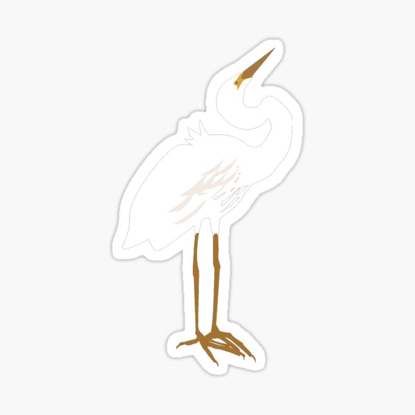 Egret Sticker