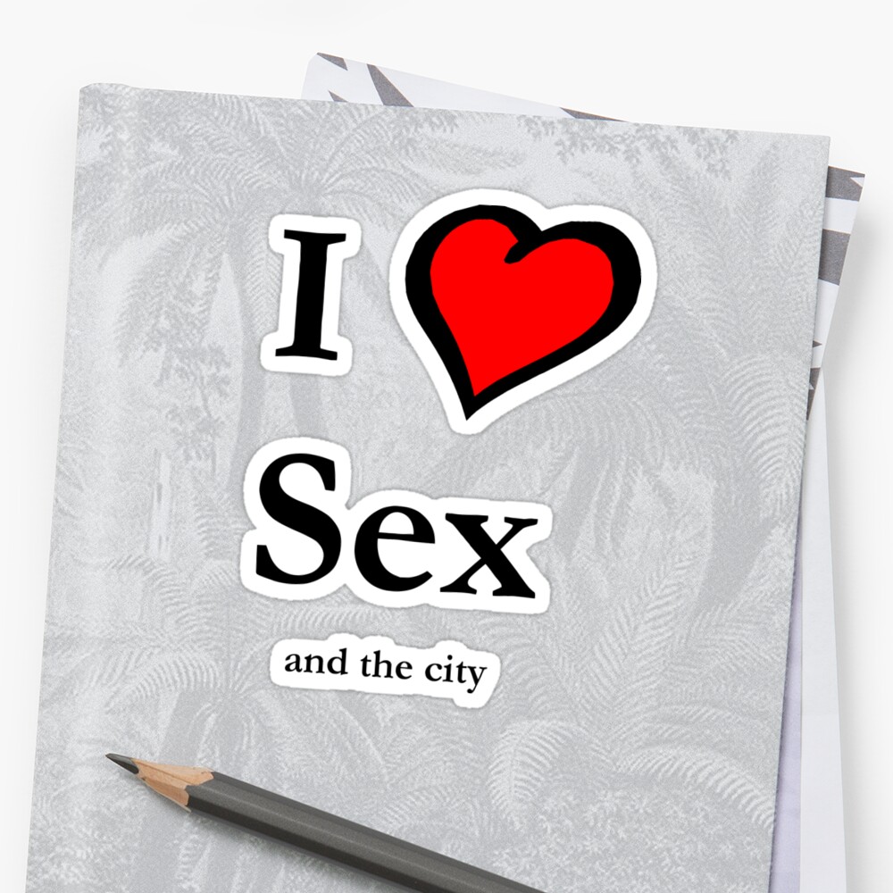 I Love Sex Sticker By Sueanne Redbubble 1245