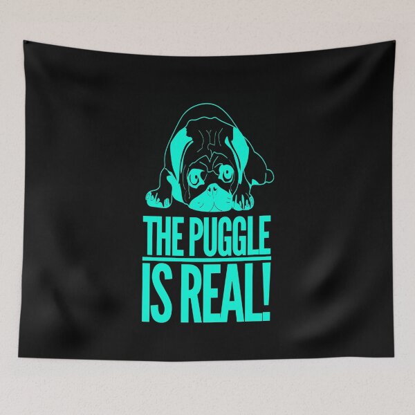 Item preview, Puggle Is Real Funny / Humor Pug Dog Lovers designed and sold by Cameronfulton.