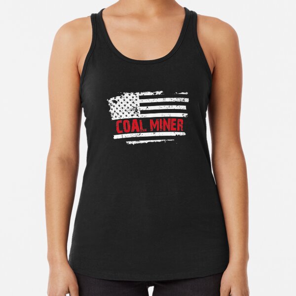 Artikel-Vorschau von American Coal Miner, amerikanische Flagge Kohlebergbau, patriotische Coal Miner, designt und verkauft von Designs4Less.