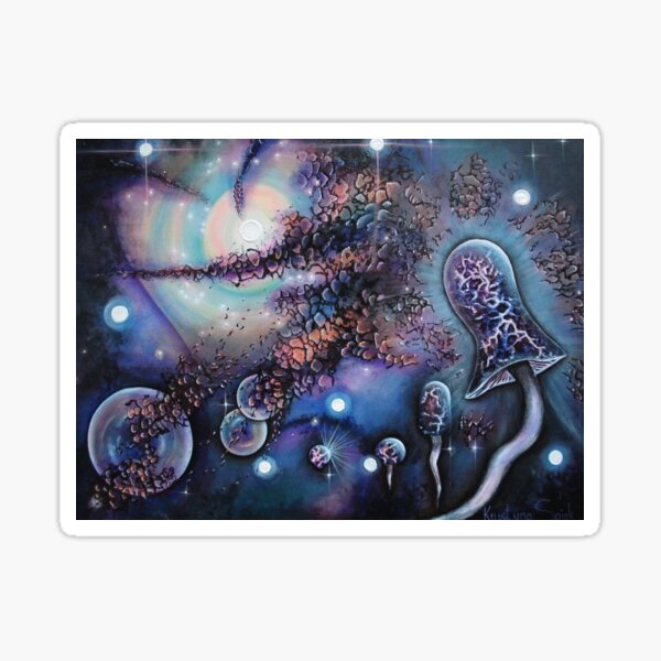 Mushroom Evolution Sticker