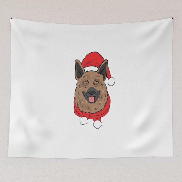Artikelvorschau, Deutscher Schäferhund Santa Ugly Sweater (1) entworfen und verkauft von rodie9cooper6.