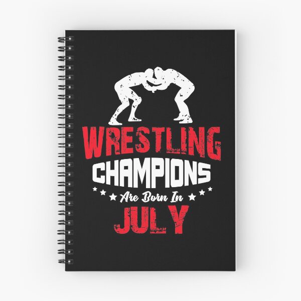 Item preview, Wrestling Champions Are born in July, Wrestling Birthday Gift designed and sold by Designs4Less.