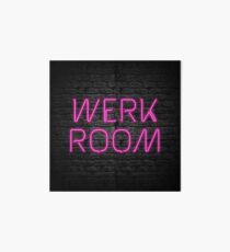 Neon Shop: Werk Zimmer Galeriedruck