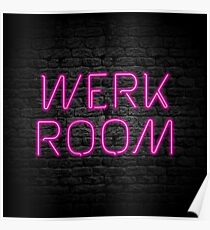 Neon Shop : Werk Room Poster