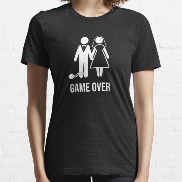 Custom T-shirt GAME OVER for Men Getting Married With 