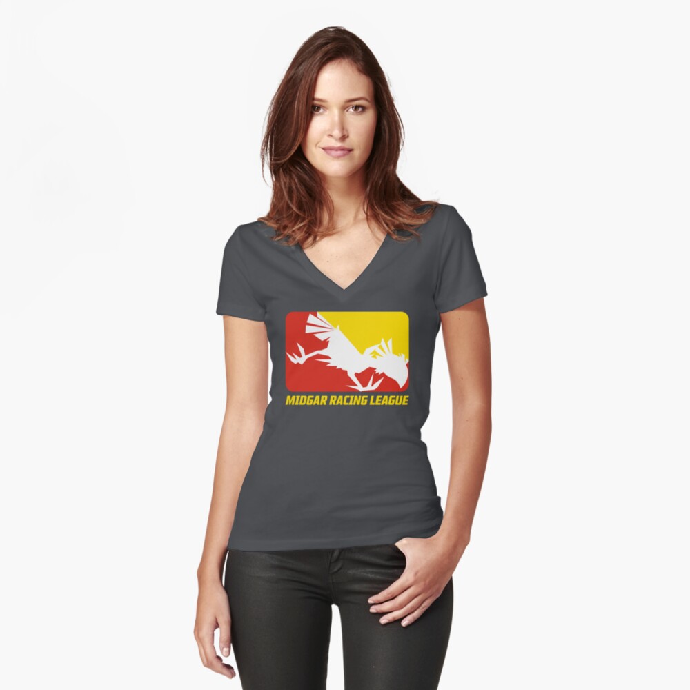 Item preview, Fitted V-Neck T-Shirt designed and sold by merimeaux.