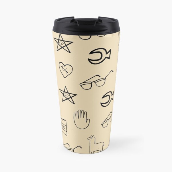 Gravity Falls Wheel Symbols Taza de viaje