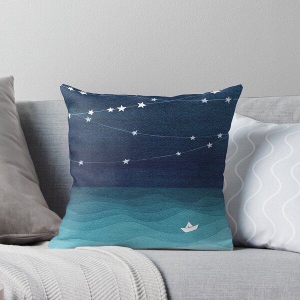 Vista previa del artículo con la obra «Guirnalda de estrellas, océano verde azulado», diseñado y vendido por VApinx.
