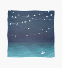 Pañuelo Guirnalda de estrellas, océano verde azulado