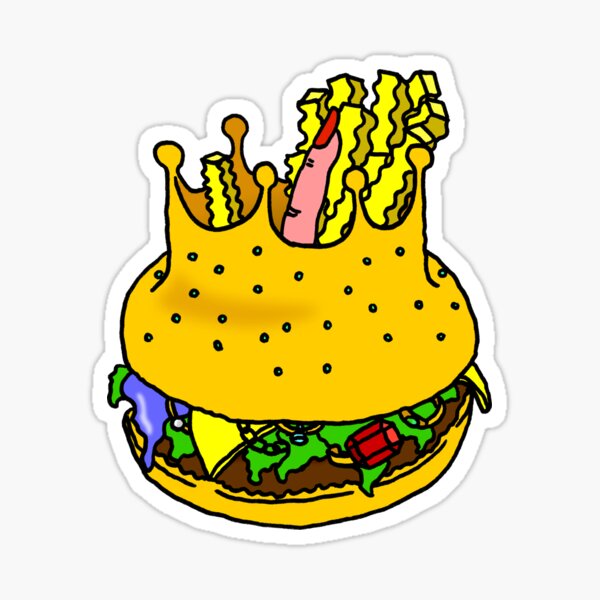 🐸 Lustiger Auto Aufkleber Frosch Sticker Hamburger Restaurant Grill Imbiß  Spaß