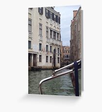 Venetian Railing Greeting Card