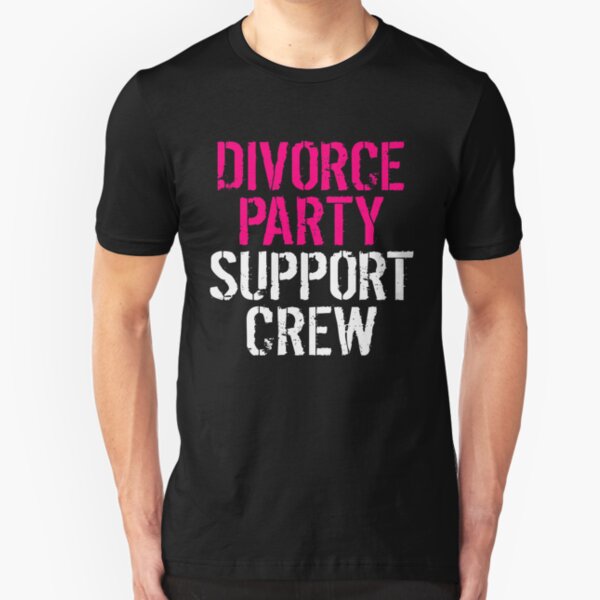 Just Divorced T Shirt Black White Slogan Tee Funny Joke Divorce Party Celebrate