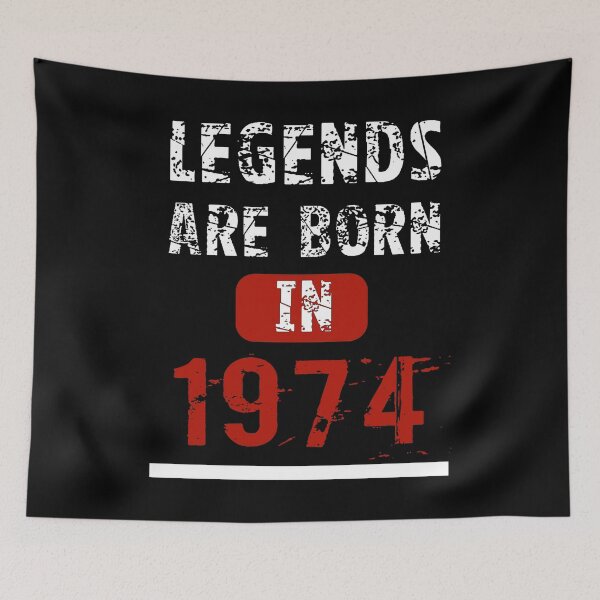 Item preview, Legends Are Born In 1974 Birthday designed and sold by Vroomie.