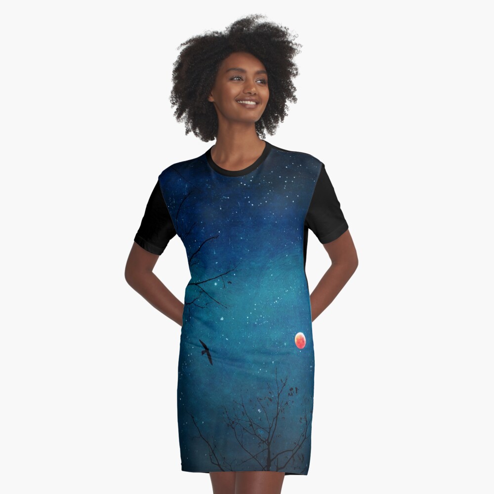 Item preview, Graphic T-Shirt Dress designed and sold by DyrkWyst.