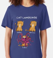 Cat Language - Flerken Slim Fit T-Shirt