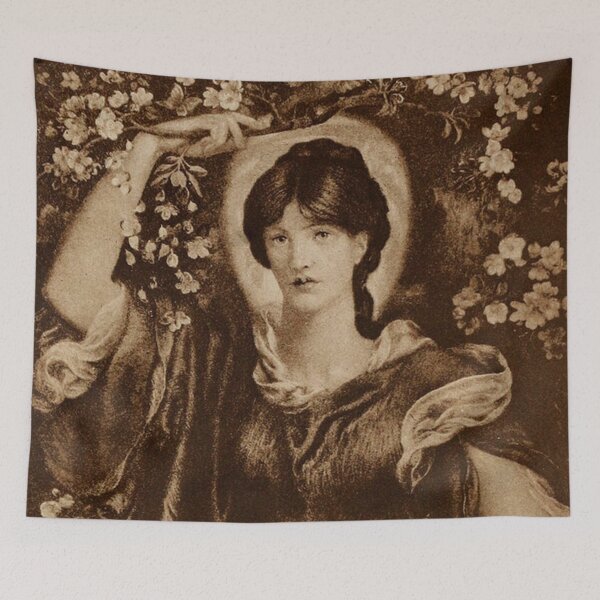 Item preview, Dante Gabriel Rossetti - Woman with halo designed and sold by Vintage Designs +.