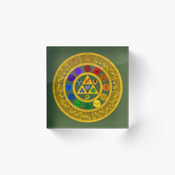 Zelda Acrylic Blocks Redbubble - roblox parkour how to get a eyy boss badge easter egg fitz