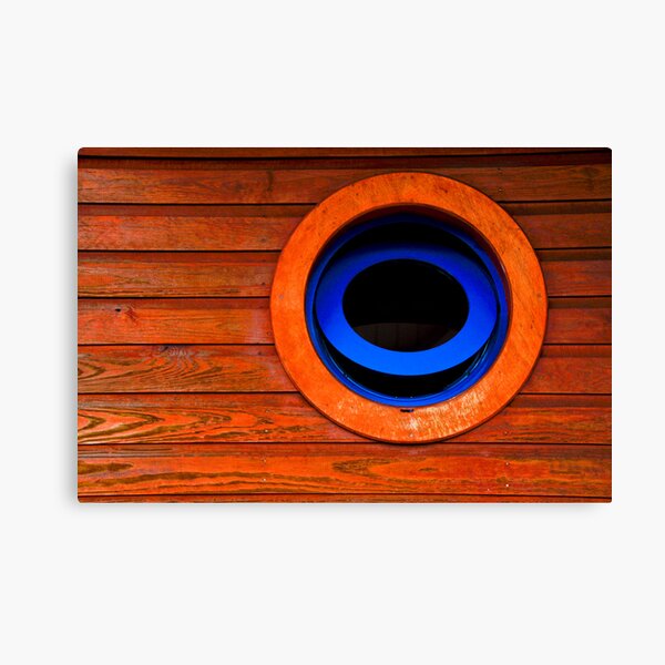 Item preview, Round blue window - St Martin, DWI designed and sold by helmetheads.