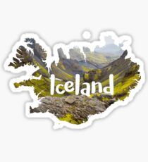Iceland travel sticker Sticker