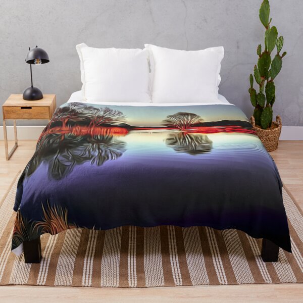 Item preview, Quiet Sunset Pond designed and sold by Sunleil.