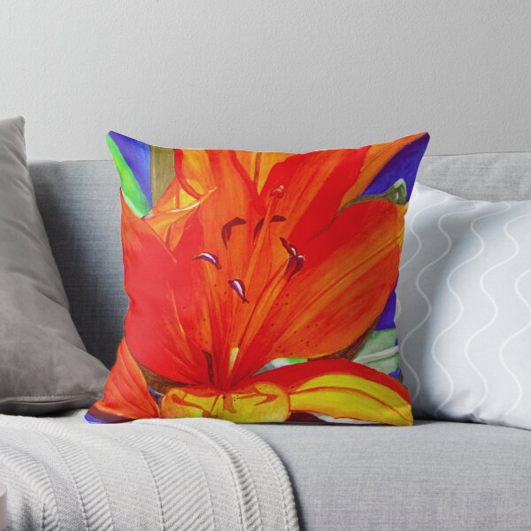 Orange Calla Lily Giant Floor Pillow — JKM Fine Art Photography