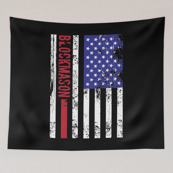 Item preview, Blockmason US FLag designed and sold by Vroomie.