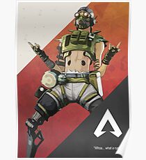 Póster Cartel del personaje del recorte del octano de las leyendas