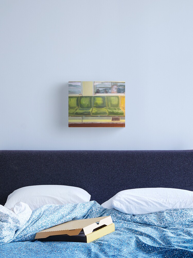 Thumbnail 2 of 3, Canvas Print, Train Seats designed and sold by tomoenk6.