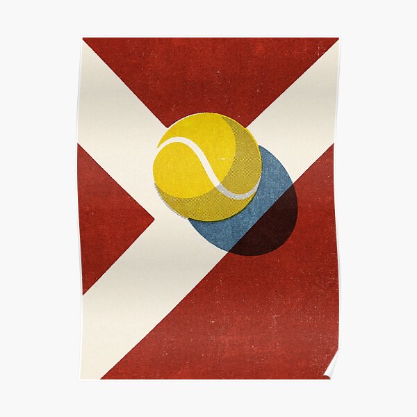 BALLS / Tennis (Clay Court) Poster