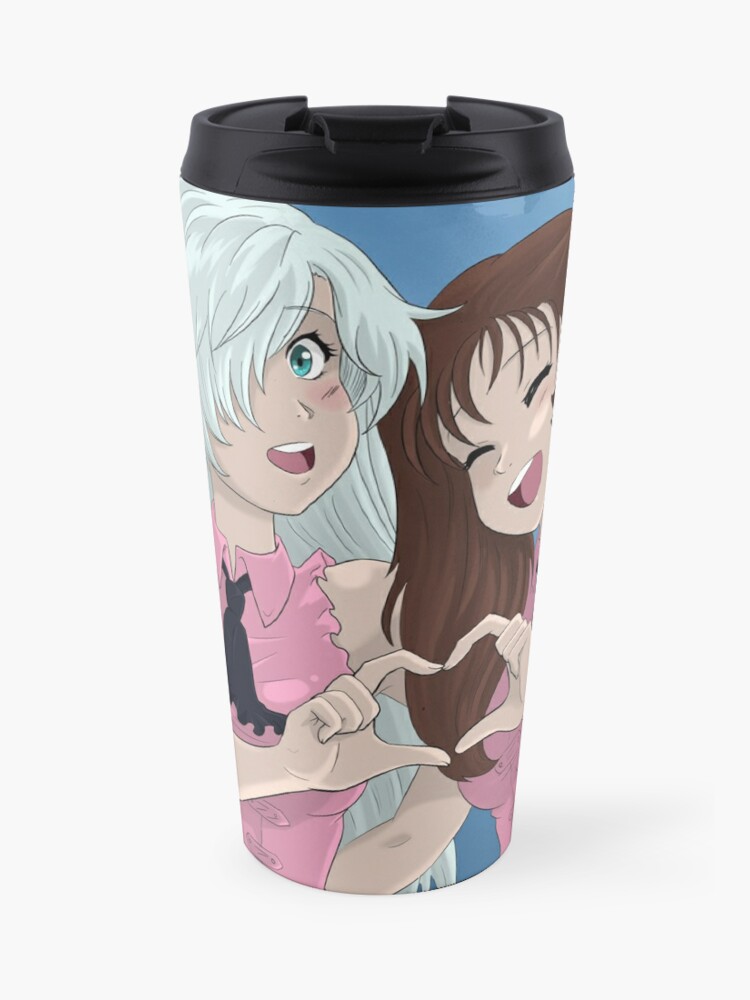 Fanart Diane And Elizabeth Travel Mug By Mikitamg Redbubble