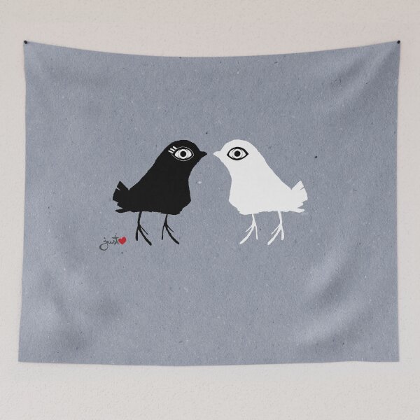 Item preview, Just Love - Black Girl & White Boy GREY designed and sold by TheChicken.