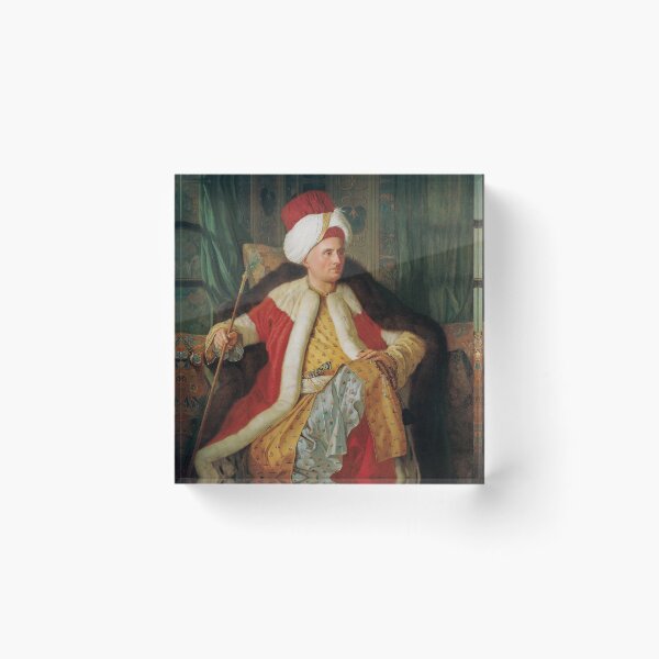 Item preview, Antoine de Favray - Portrait of Charles Gravier Count of Vergennes and French Ambassador, in Turkish Attire designed and sold by Vintage Designs +.