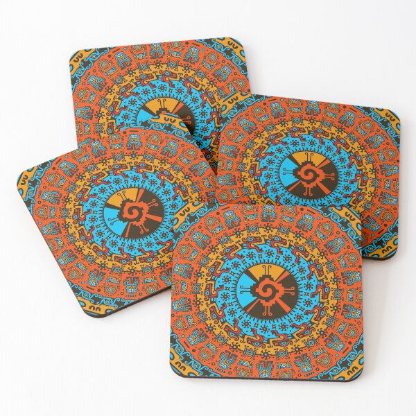 Item preview, Colorful Hunab Ku Mayan symbol #7 designed and sold by Nartissima.