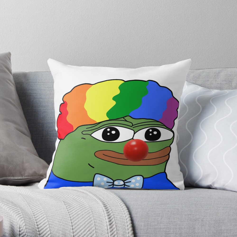 pepe the frog clown dank meme Art Board Print for Sale by Lil Stank