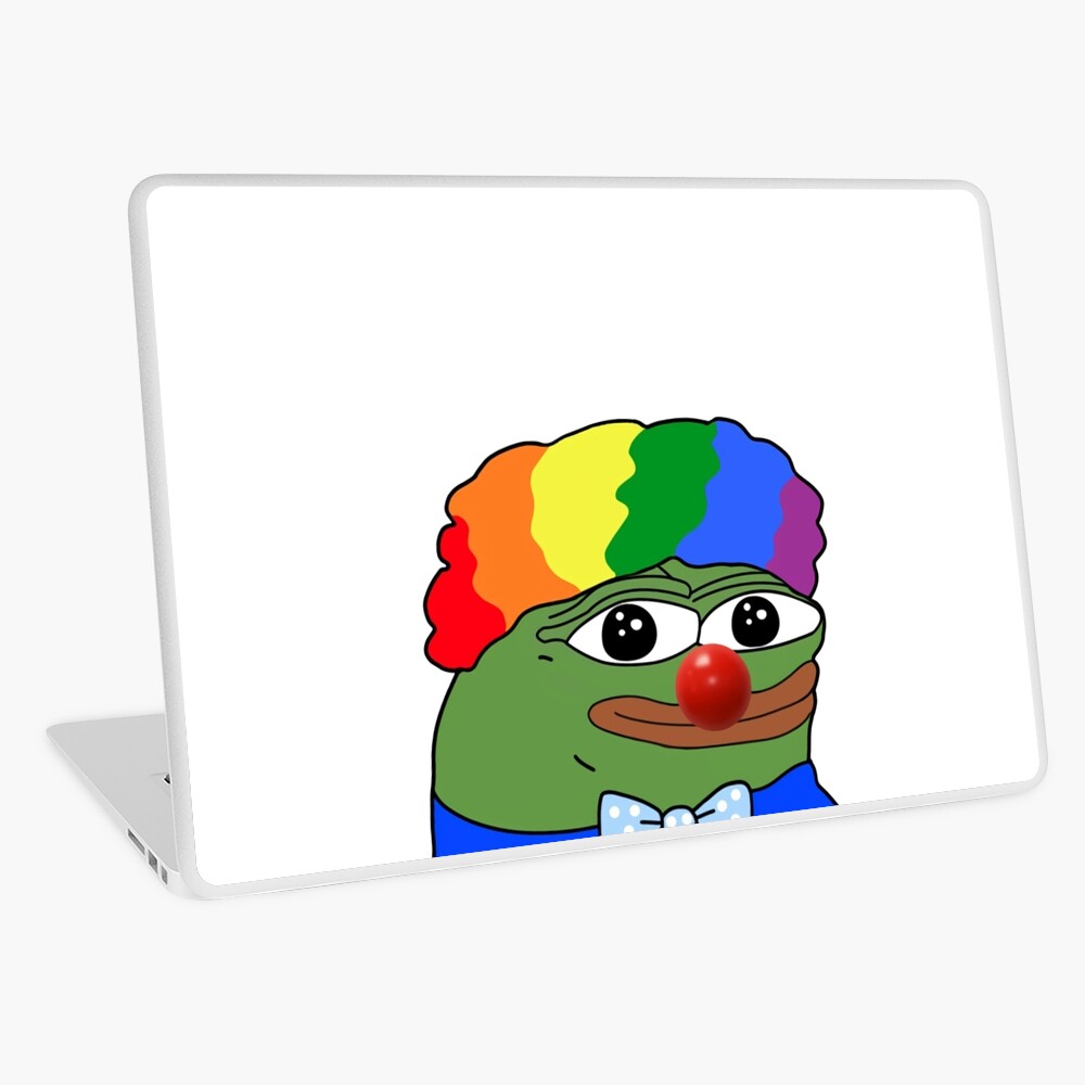 pepe the frog clown dank meme Art Board Print for Sale by Lil Stank