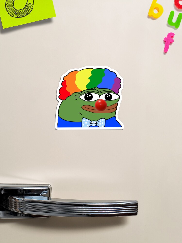 pepe the frog clown dank meme Art Board Print for Sale by Lil Stank