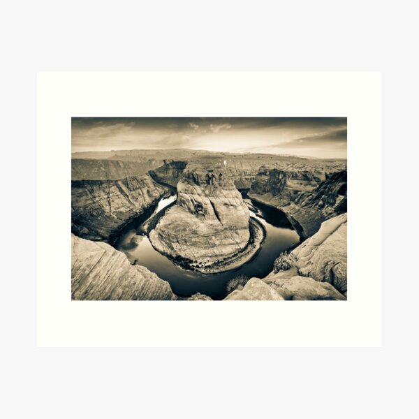 Item preview, Arizona Horseshoe Bend Morning in Sepia designed and sold by Gregory Ballos.