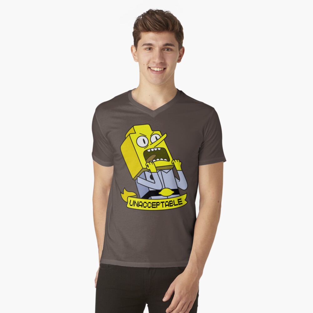 Artikel-Vorschau von T-Shirt mit V-Ausschnitt, designt und verkauft von plushism.