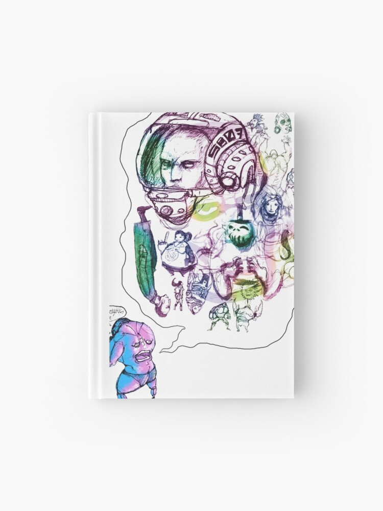 Please Don't Look in my Sketchbook Hardcover Journal for Sale by kiriska