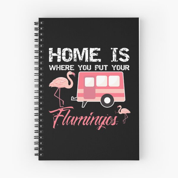 Item preview, Home Is Where You Put Your Flamingos, Pink Flamingo Gift, Funny Flamingo designed and sold by Designs4Less.