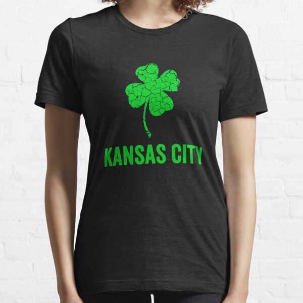 Kansas City Irish, St Patricks Day, Four Leaf Clover Essential T-Shirt